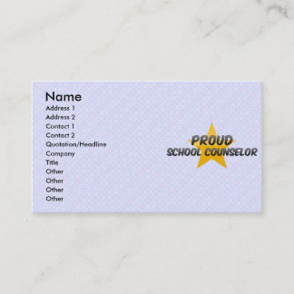 Carte De Visite Fier conseiller scolaire