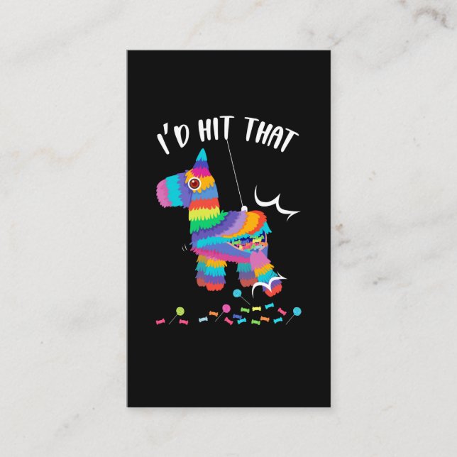 Carte De Visite Fiesta mexicaine Bonne Cinco De Mayo Pinata (Devant)