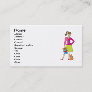 Carte De Visite Fille de charme