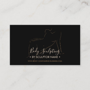 Carte De Visite Fille de spa de sculpture de corps contouring