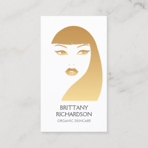 Carte De Visite FILLE EN OR No 1
