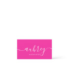 Fille Moderne Calligraphie rose