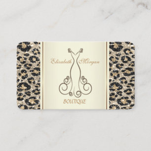 Carte De Visite Fille Parties scintillant moderne tendance Emprein