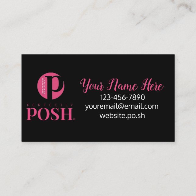 Carte De Visite Filles faites sur commande parfaitement snob de (Devant)