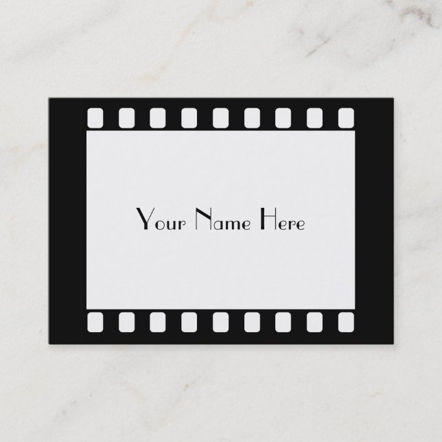 Carte De Visite film de 35mm, votre nom ici (Devant)