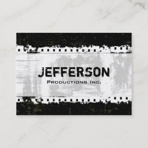 Carte De Visite Film Noir Grunge Style Large Company