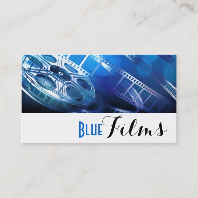 Carte De Visite Film Vidéo Caméra Réalisateur Mariage de film (Devant)