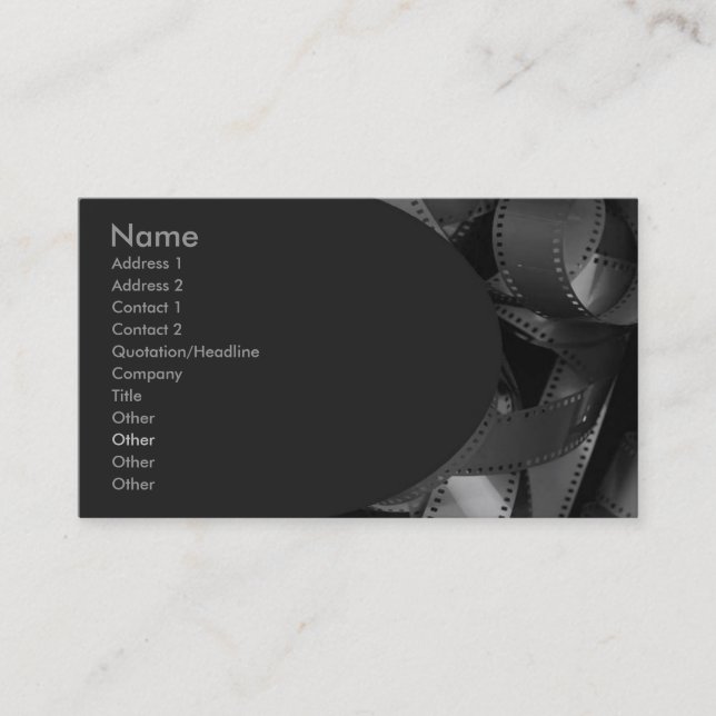 Carte de visite Filmstrip (Devant)