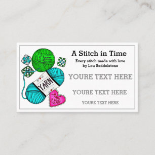 Carte De Visite Fils / Crochet / Knit