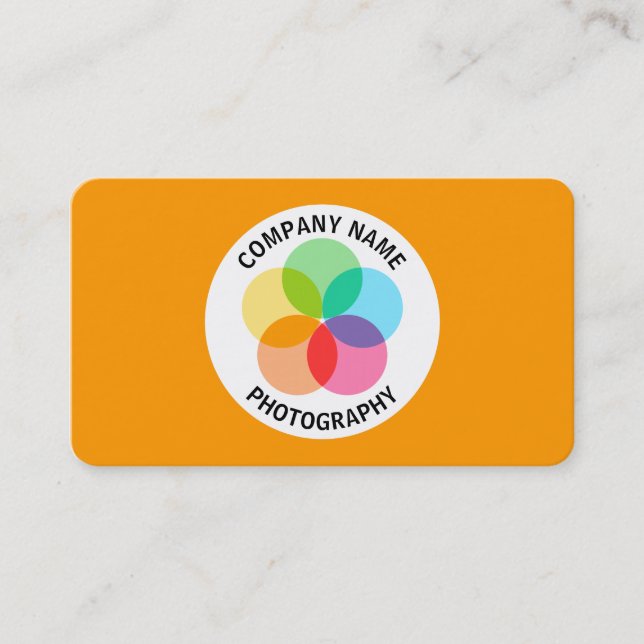 Carte De Visite Filtre - Orange #FF9900 (Devant)