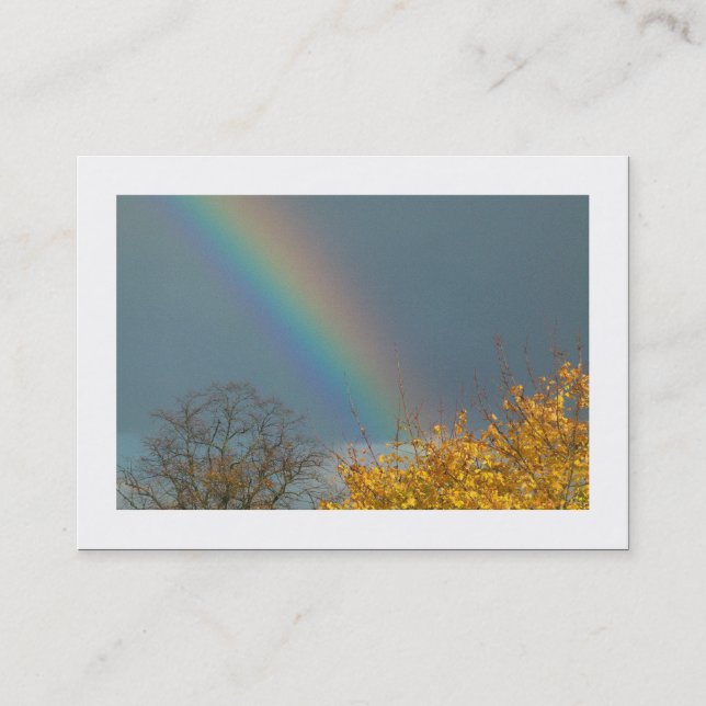 Carte De Visite Fin de l'arc-en-ciel (frontière) (Devant)