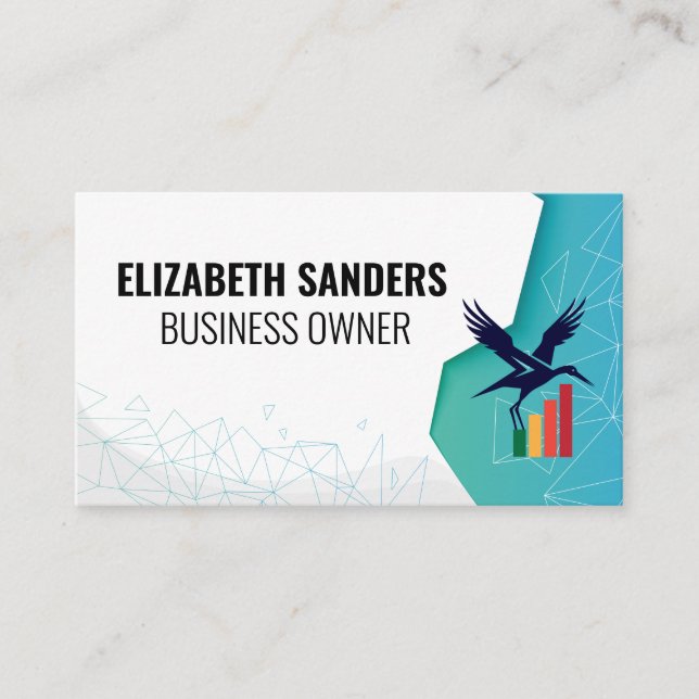 Carte De Visite Finance Bird Logo | Corporate (Devant)