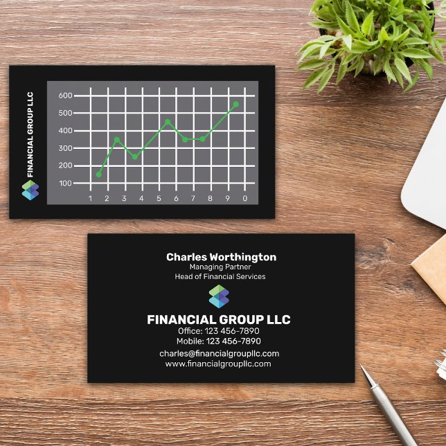 Carte De Visite Financial Group Company (Créateur téléchargé)