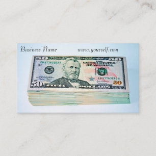 Carte de visite financier