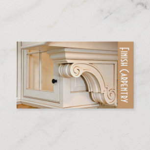 Carte De Visite Finition de la menuiserie, du fraisage, de la cons