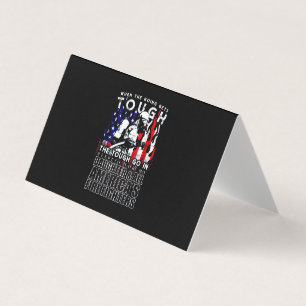 Carte De Visite Firefighter   Daughter