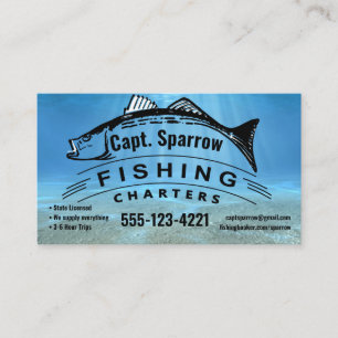 Carte De Visite Fisherman Charter Company