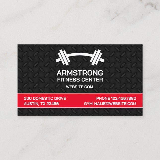 Carte de visite Fitness (Devant)