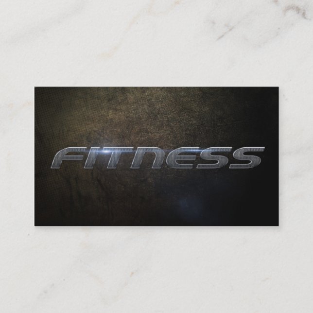 Carte De Visite Fitness business card (Devant)