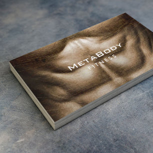 Carte De Visite Fitness Entraîneur personnel Forte carrosserie