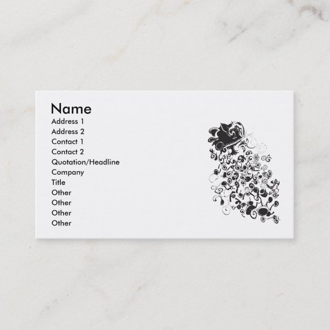 Carte De Visite Flabby_Expression (Devant)