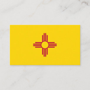 Carte De Visite Flag du Nouveau-Mexique