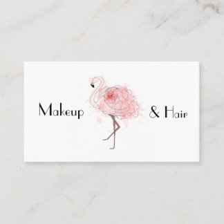 Carte De Visite Flamant rose rose