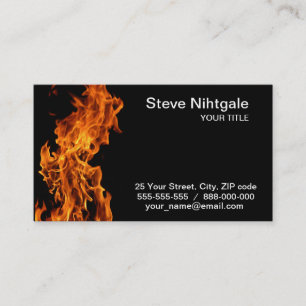 Carte De Visite Flamme