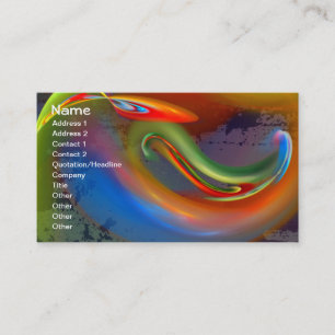 Carte De Visite Flamme Brago-Mitchell Art Fractal Fine