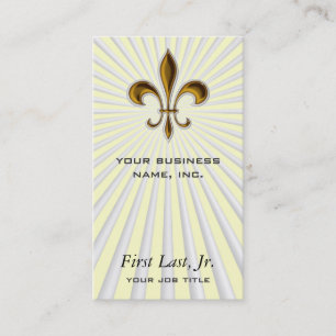 Carte De Visite Fleur De Lis