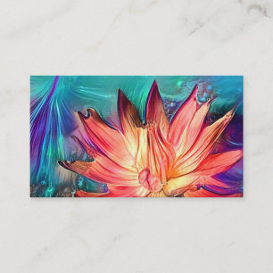 Carte De Visite Fleur de Lotus
