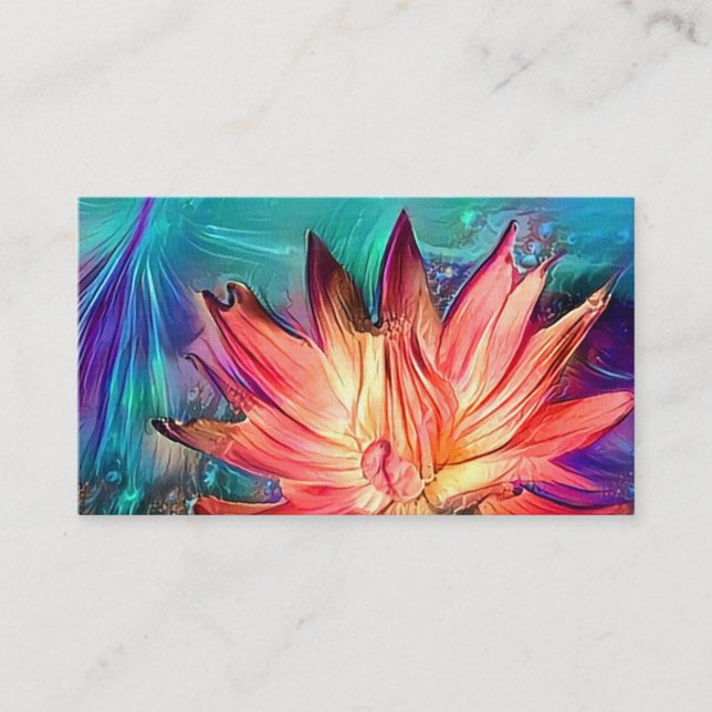 Carte De Visite Fleur de Lotus (Devant)