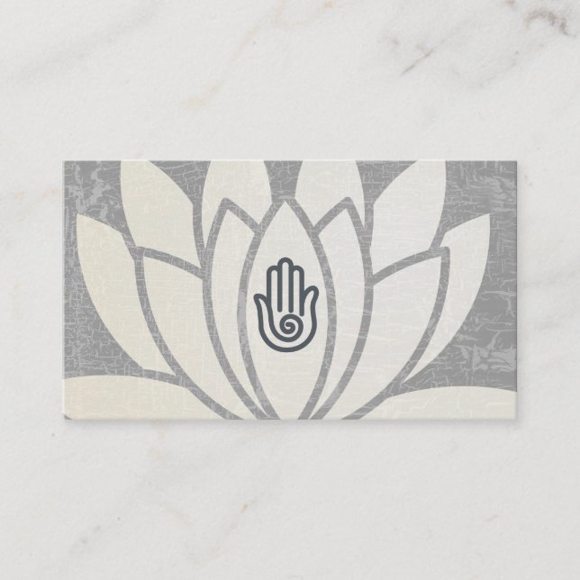 Carte De Visite Fleur Lotus | Main | Instructeur de yoga (Devant)
