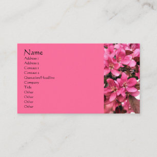 Carte De Visite Fleur Printemps