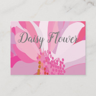 Carte De Visite Fleur rose pâle