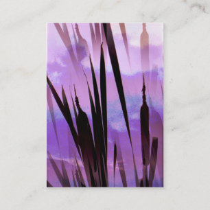 CARTE DE VISITE FLEUR SAUVAGE