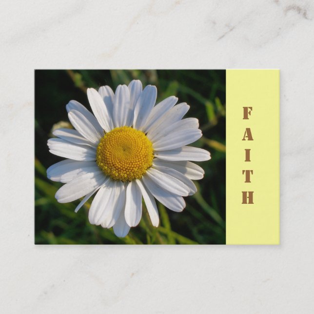 CARTE DE VISITE FLEUR SAUVAGE (Devant)