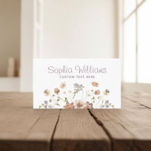 Fleur sauvage romantique rustique