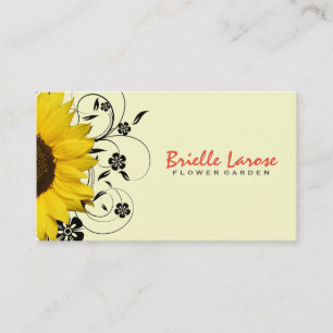 Carte De Visite Fleur Shop II   Tournée