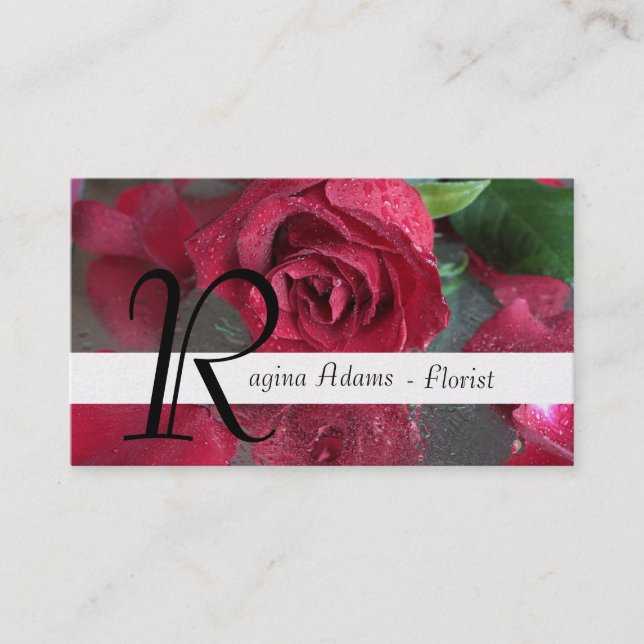 Carte De Visite Fleuriste (Devant)