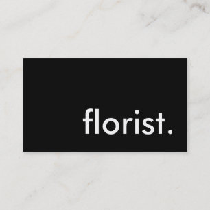 Carte De Visite fleuriste.