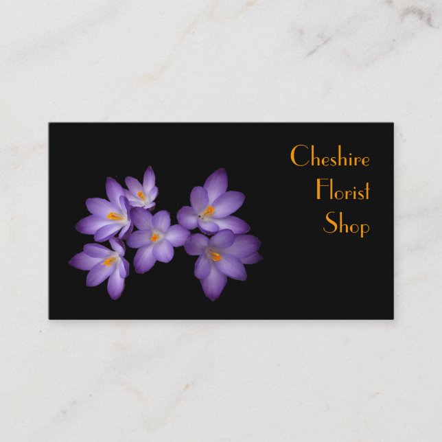 Carte De Visite Fleuriste (Devant)