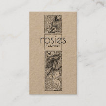 Carte de visite fleuriste