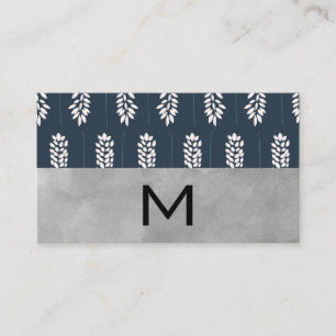 Carte De Visite Fleuriste   Bloc monographique et aquarelle