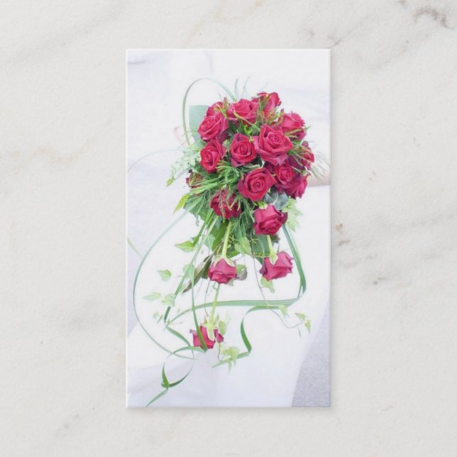 Carte De Visite Fleuriste/fleuriste (Devant)