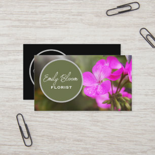 Carte De Visite Fleuriste, Fleurs