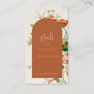 Carte de visite fleuriste Vintage Arch rouille