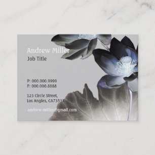 Carte De Visite Fleurs artistiques de Lotus