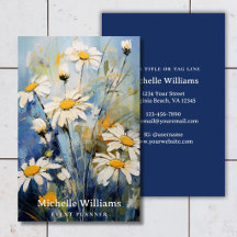 Fleurs blanches de marguerite sur fond bleu | Bota
