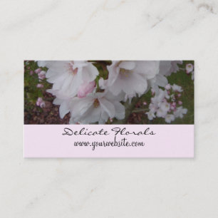 Carte De Visite Fleurs de cerisier délicates